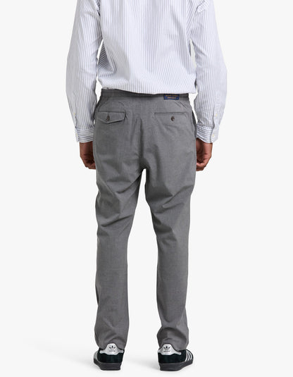 Pantalón chino gris jaspeado