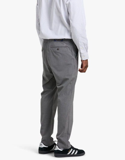 Pantalón chino gris jaspeado