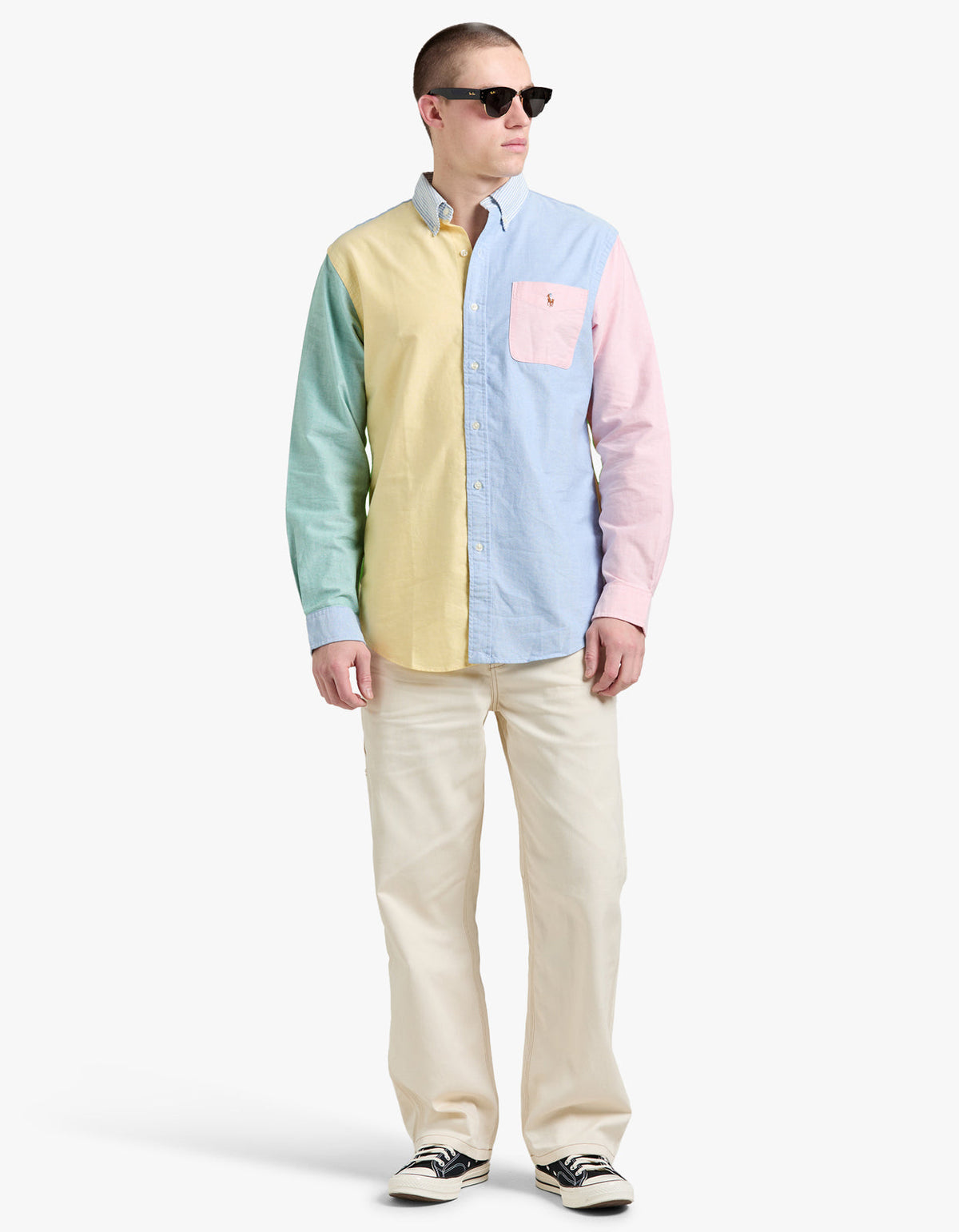 Camisa Oxford multicolor