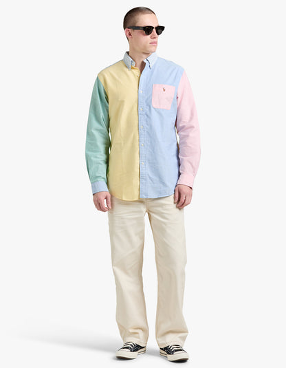 Camisa Oxford multicolor