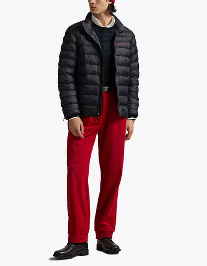 Chaqueta bomber acolchada negra