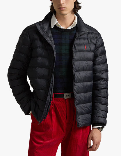 Chaqueta bomber acolchada negra