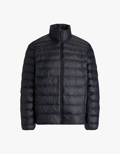 Chaqueta bomber acolchada negra