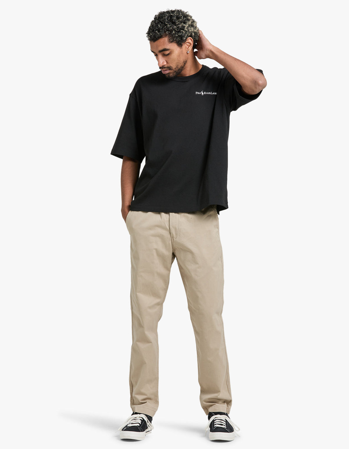 Pantalón chino beige caqui