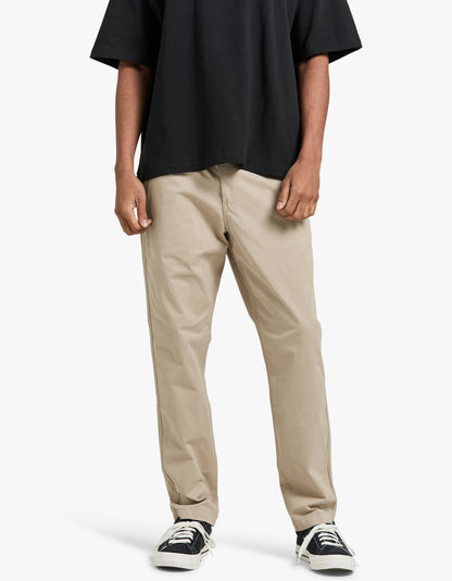 Pantalón chino beige caqui