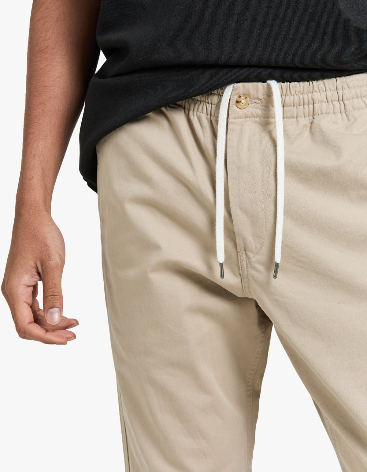Pantalón chino beige caqui