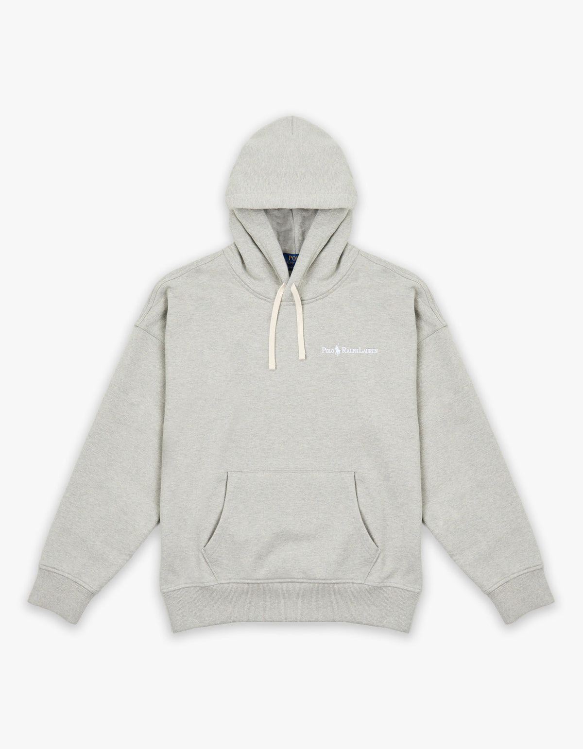 Polerón de polar con capucha gris oscuro