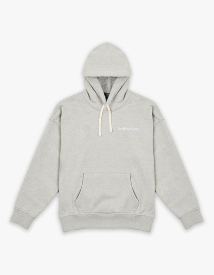 Polerón de polar con capucha gris oscuro