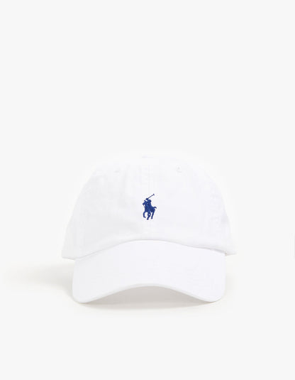 Jockey de algodón blanco y azul