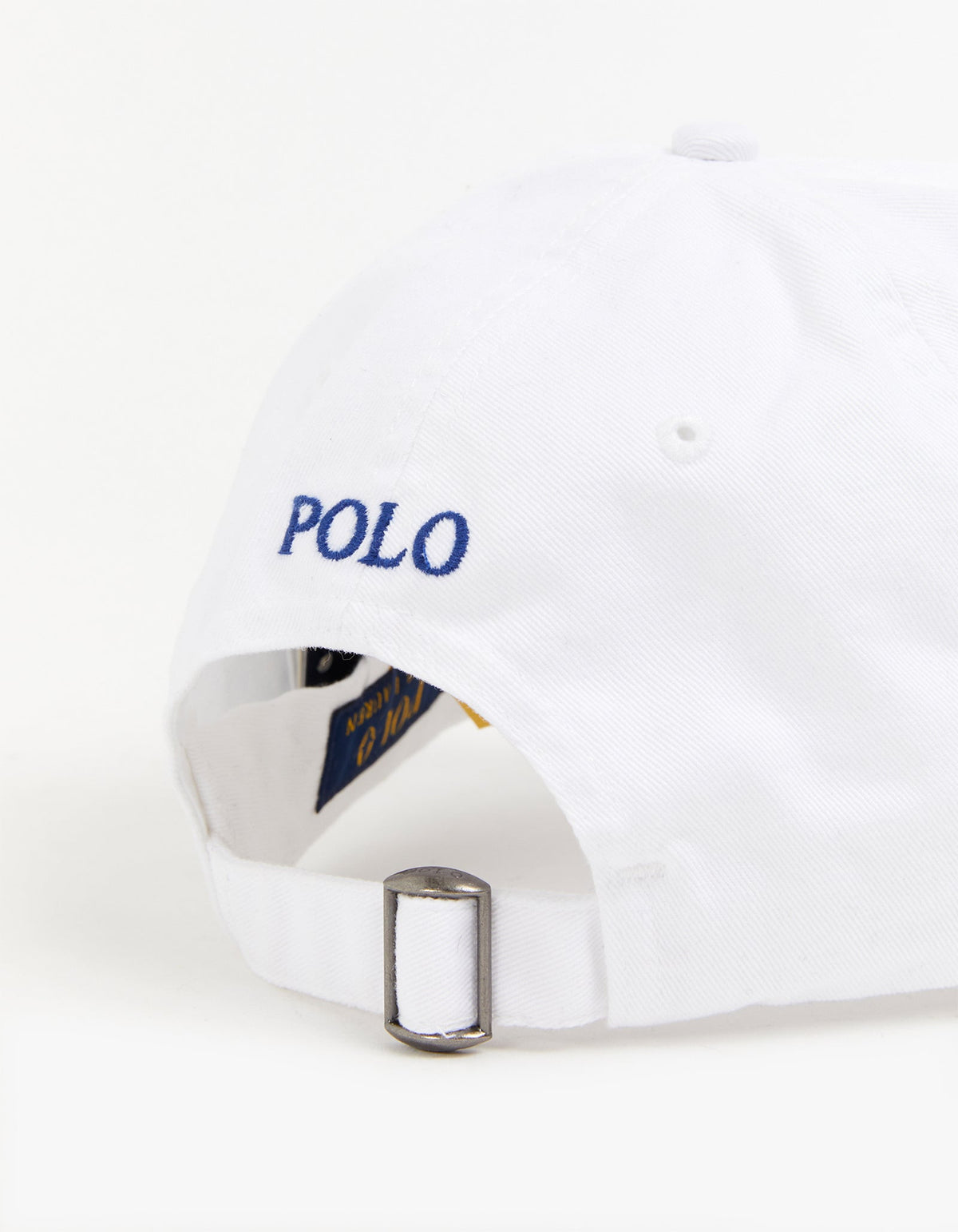 Jockey de algodón blanco y azul