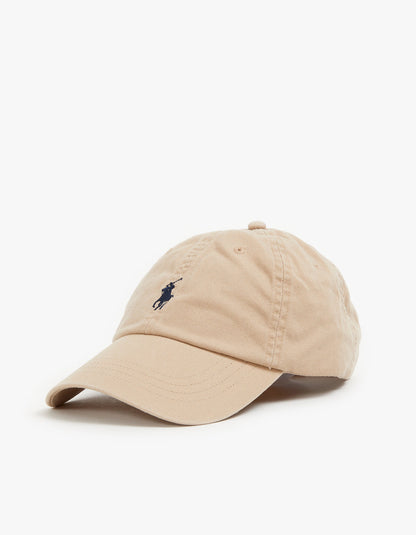 Jockey de algodón beige y azul