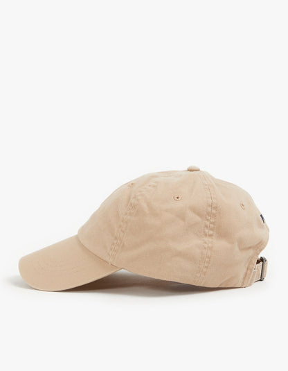Jockey de algodón beige y azul