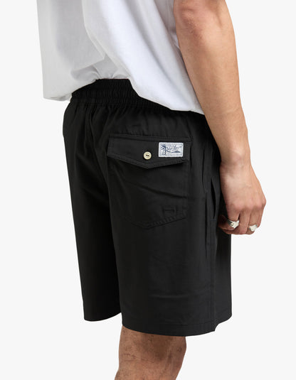 Short de baño negro