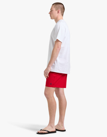 Short de baño rojo