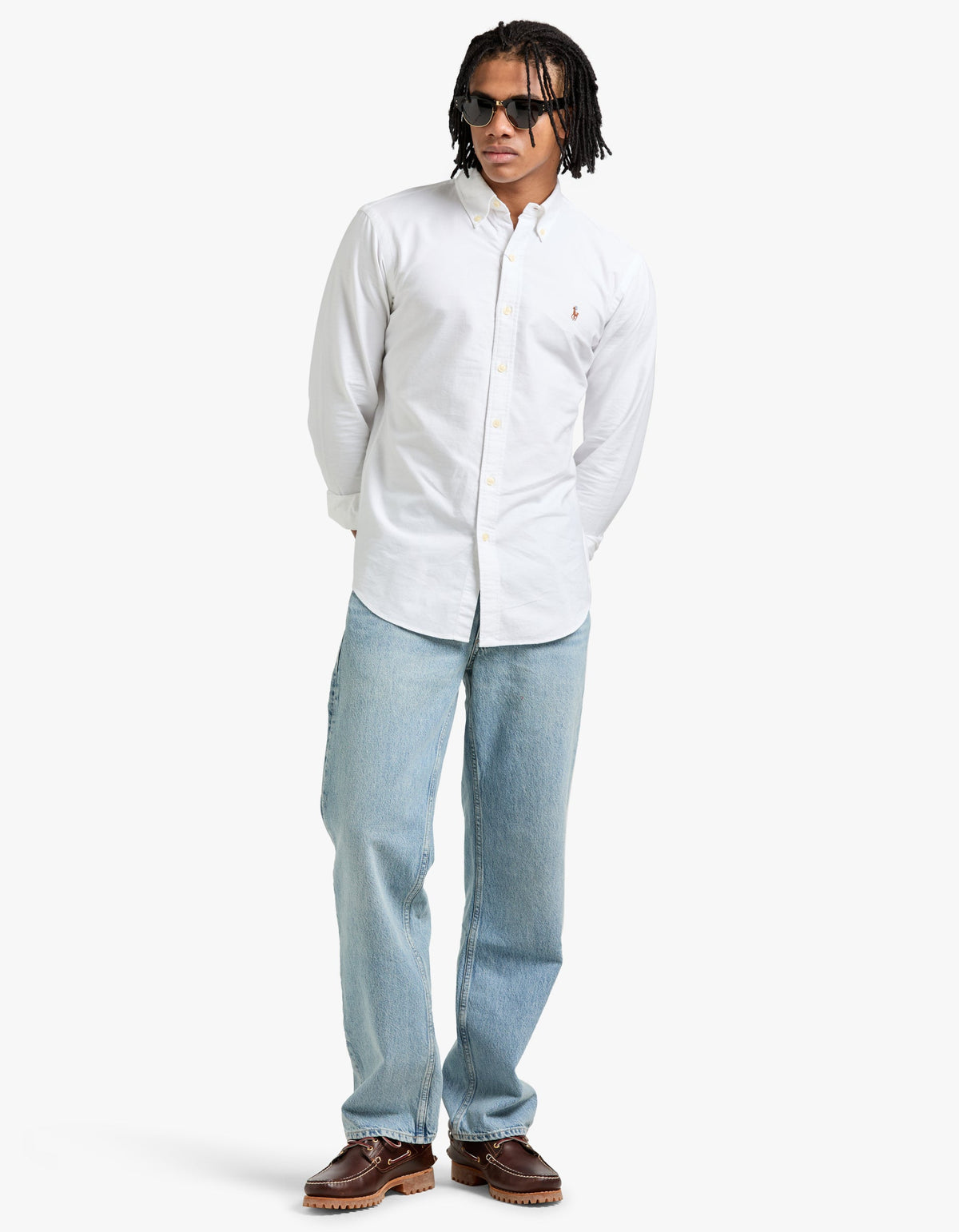 Camisa Oxford blanca