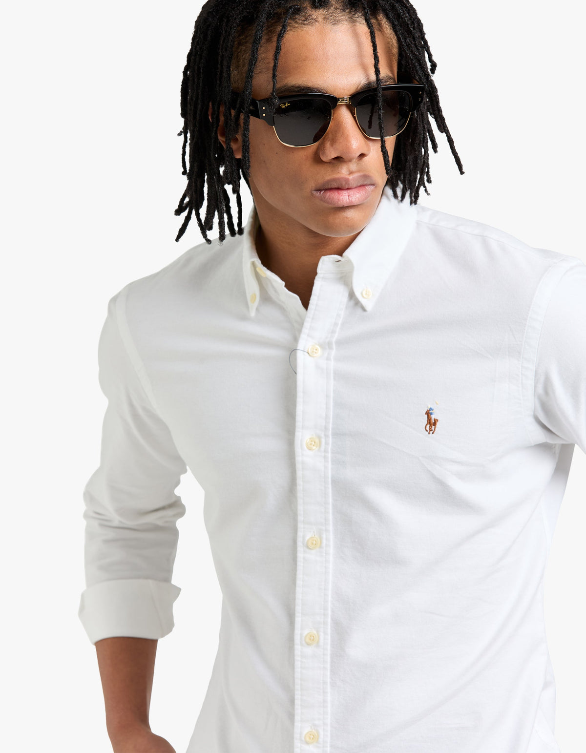 Camisa Oxford blanca