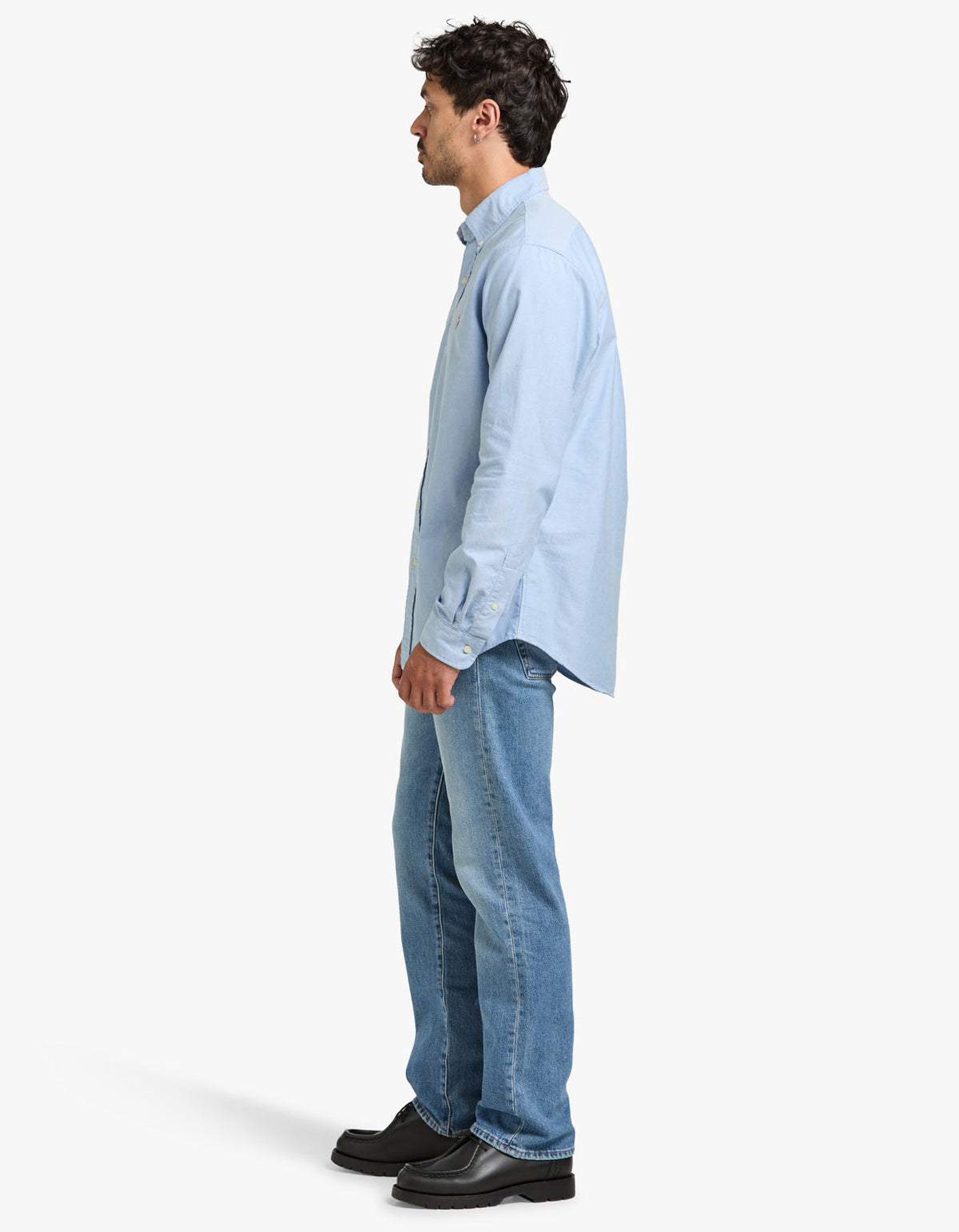 Camisa Oxford celeste