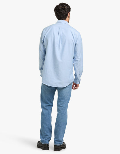 Camisa Oxford celeste