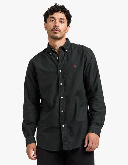 Camisa Oxford negra