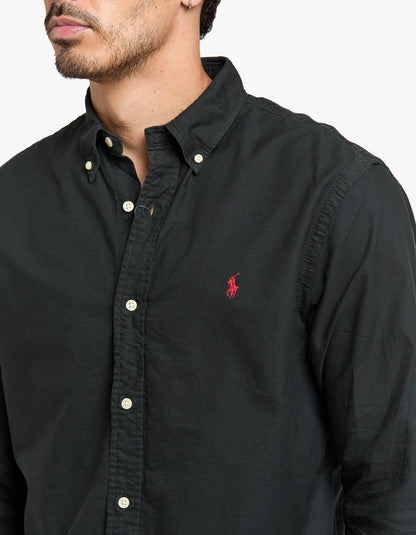 Camisa Oxford negra