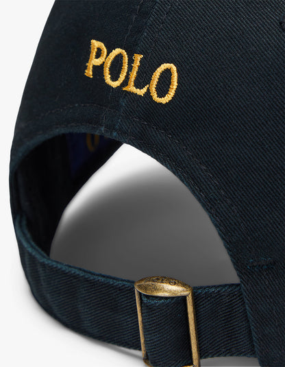 Jockey de algodón negro y dorado