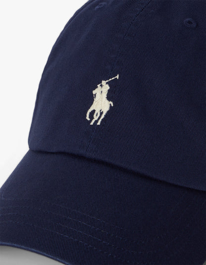Jockey de algodón clásico azul marino y crema