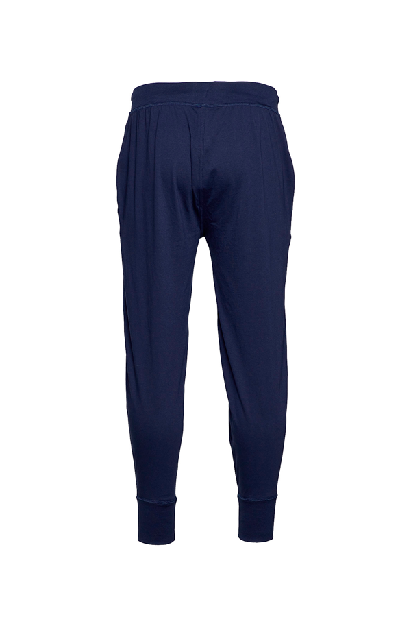 Pantalón jogger elasticado azul marino