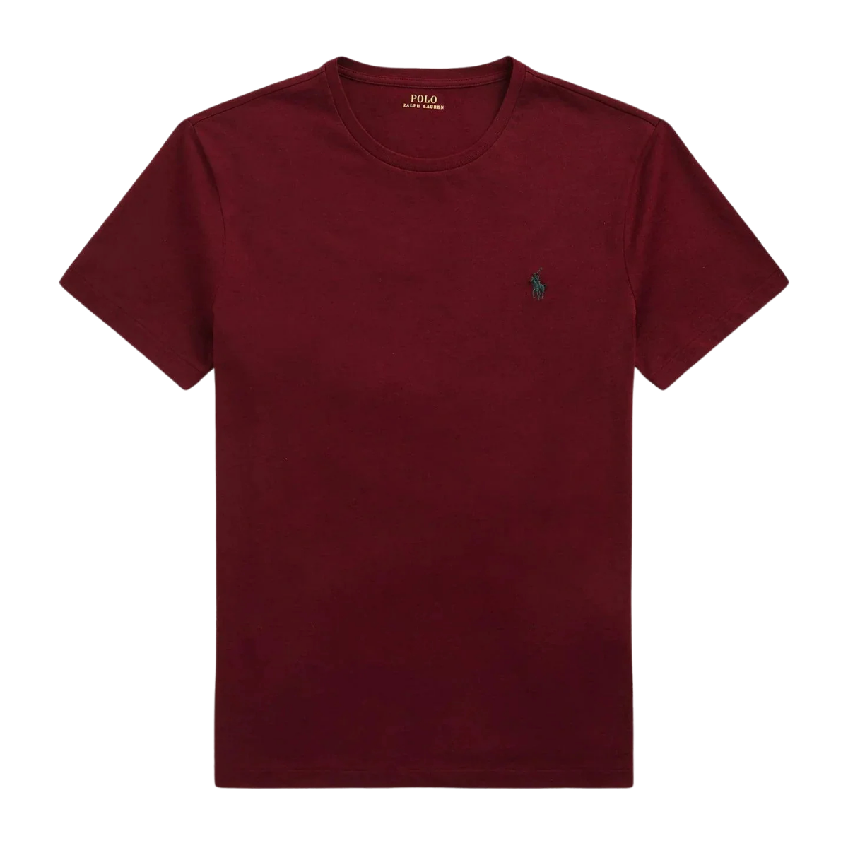 Polera de algodón burdeo