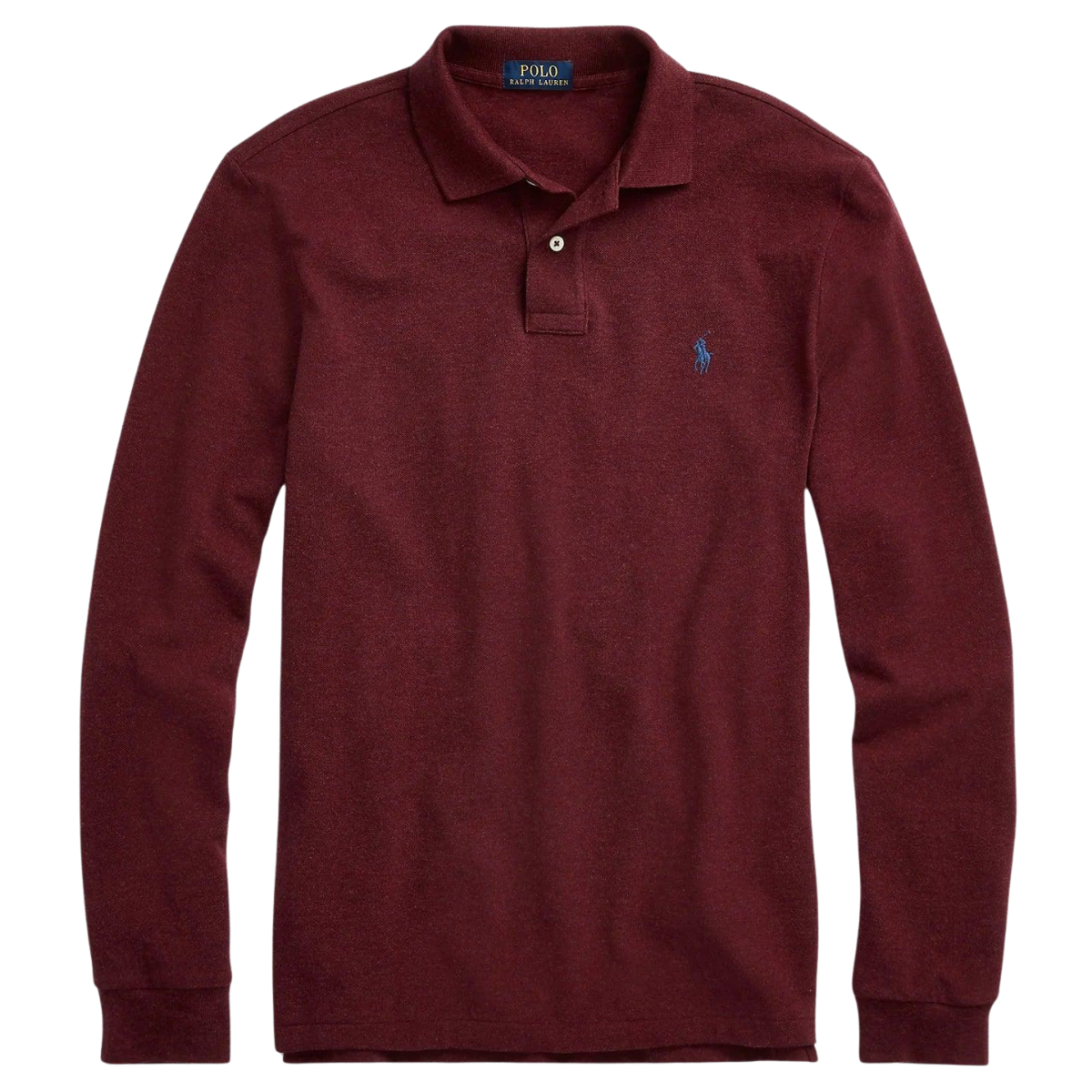 Polera manga larga burdeo