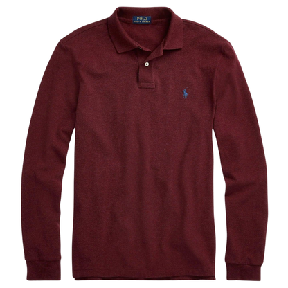Polera manga larga burdeo