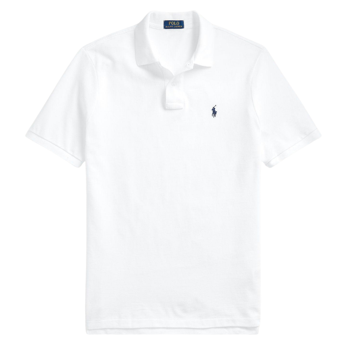 Polo de piqué blanco