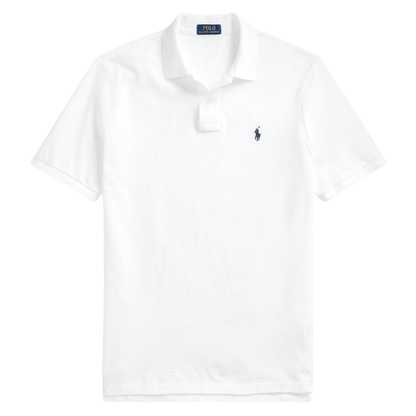 Polo de piqué blanco