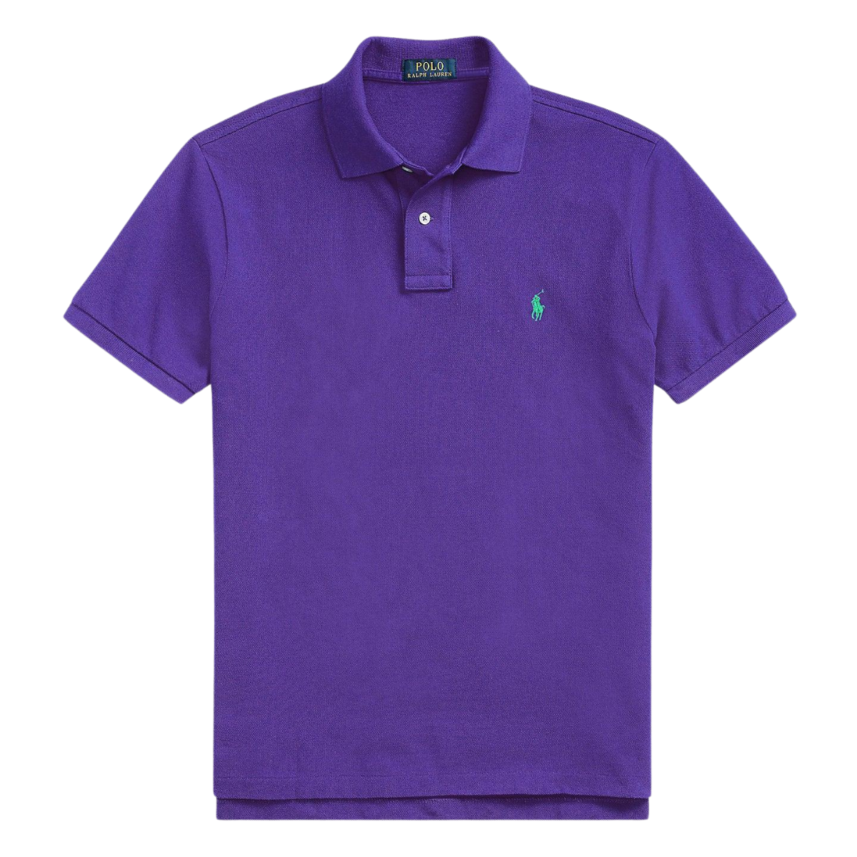 Polo de piqué morado