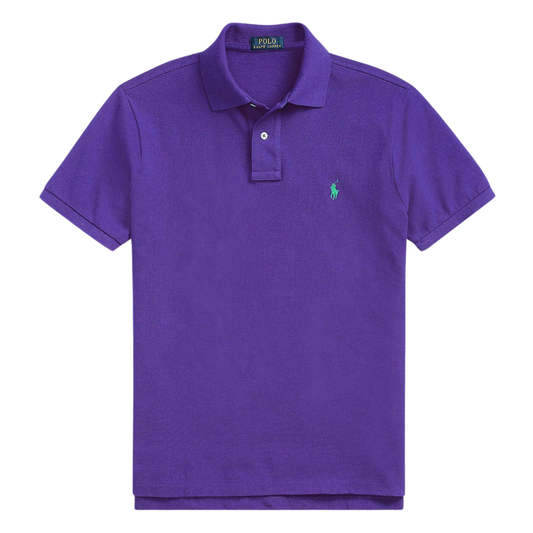 Polo de piqué morado