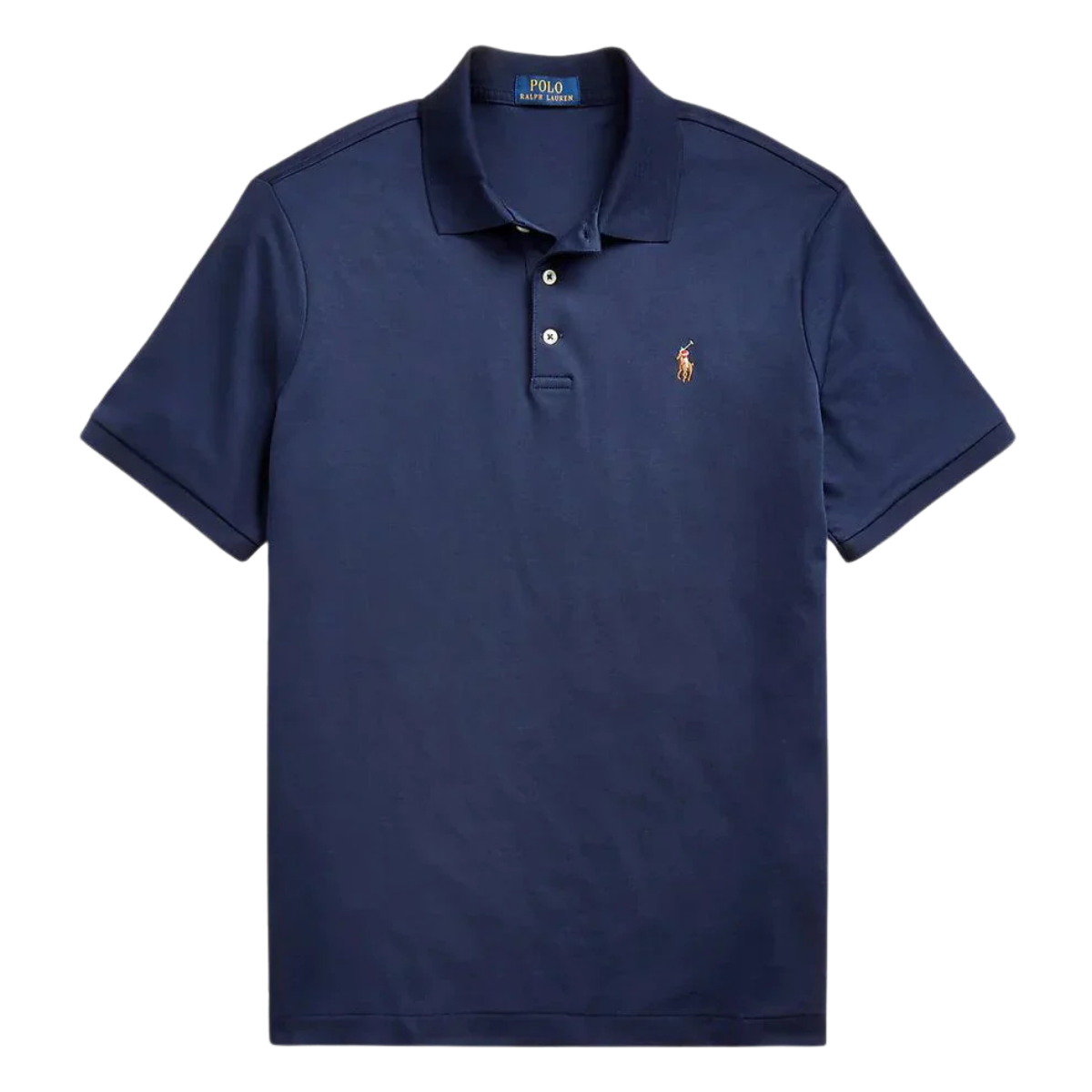 Polera de algodón suave azul marino