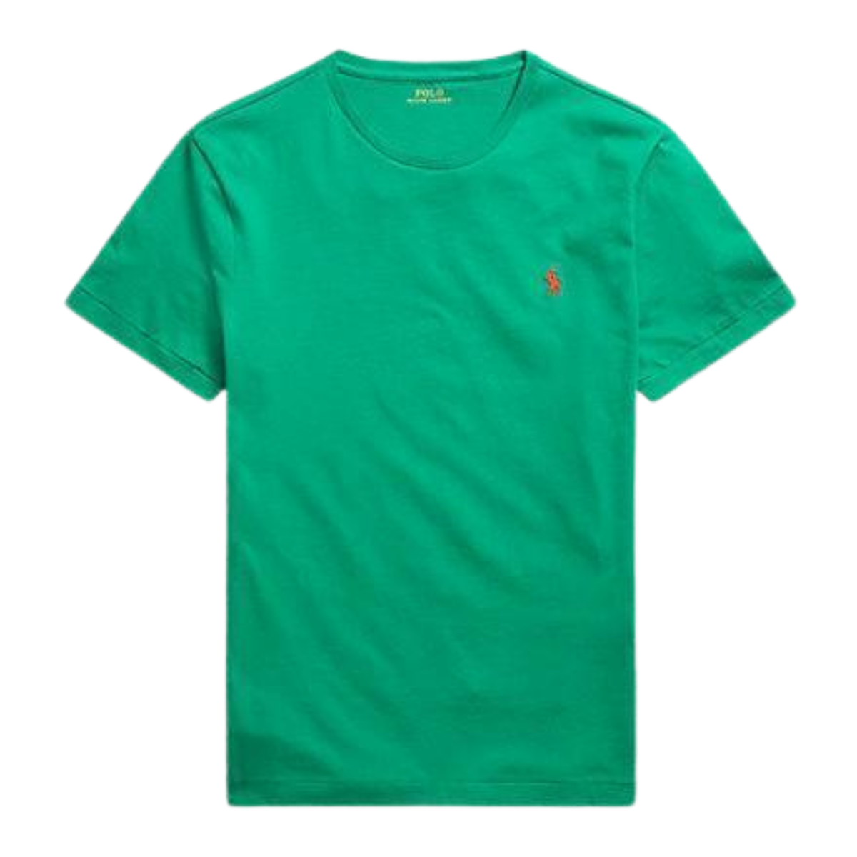 Polera de algodón verde oscuro