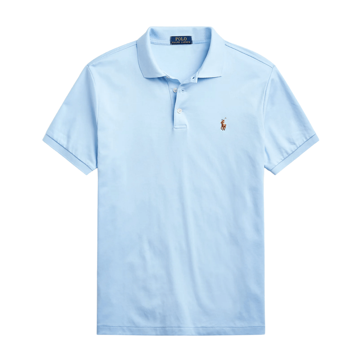 Polera de algodón suave celeste
