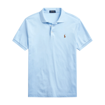 Polera de algodón suave celeste