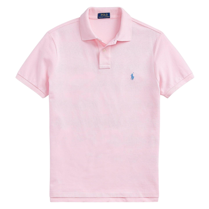Polo de piqué rosa