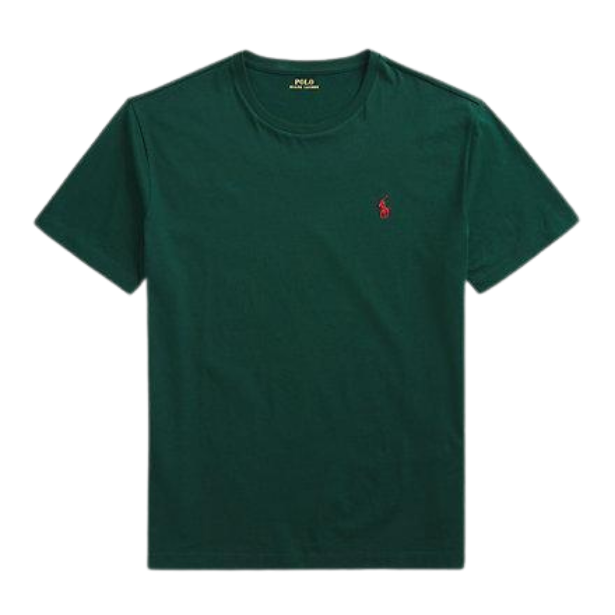 Polera de algodón verde petróleo