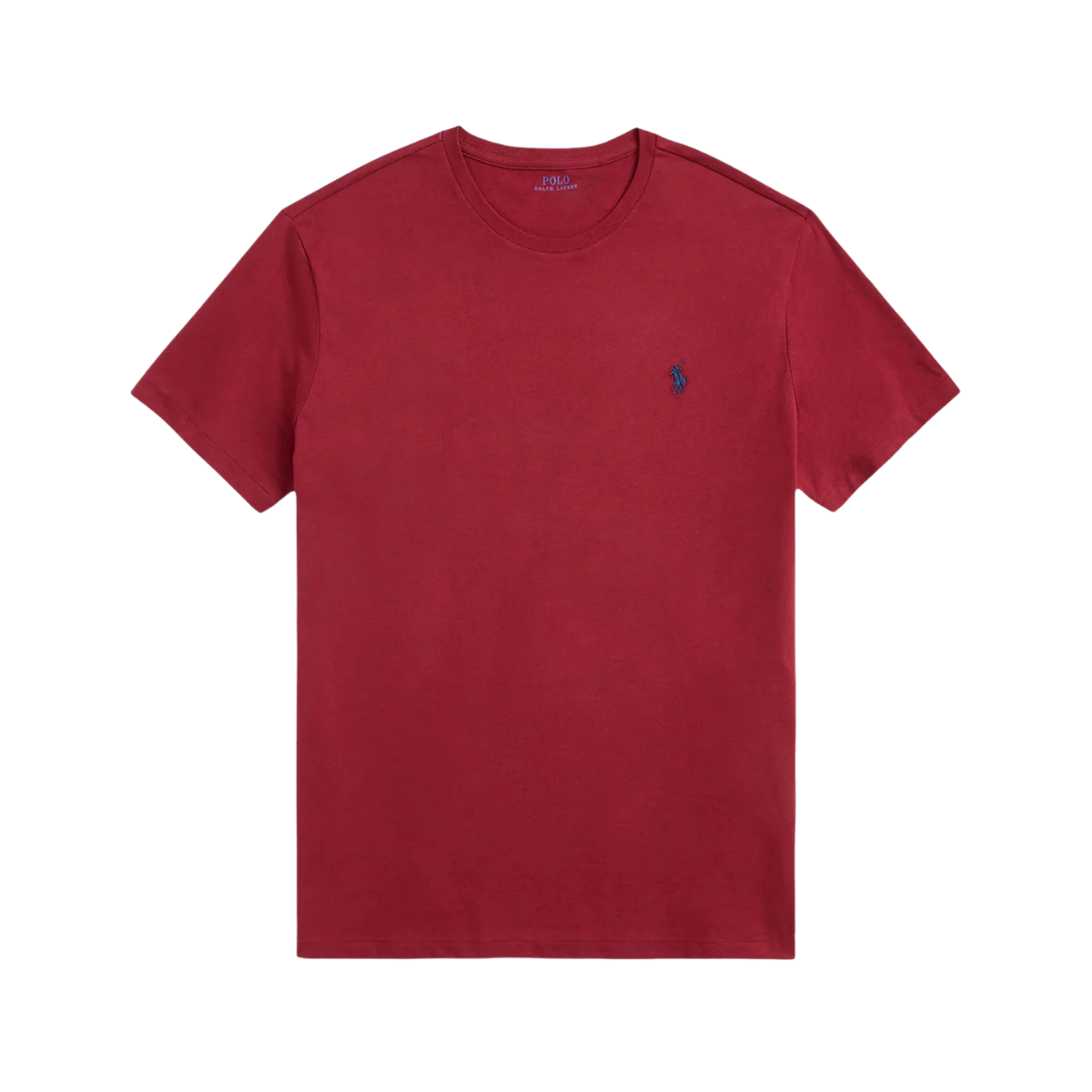 Polera de algodón burdeo oscuro