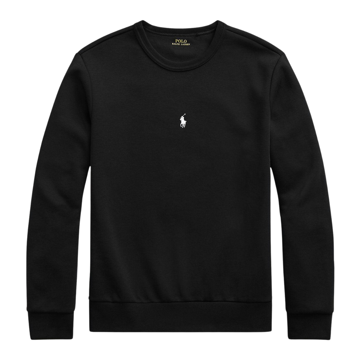 Polerón cuello redondo negro