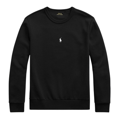 Polerón cuello redondo negro