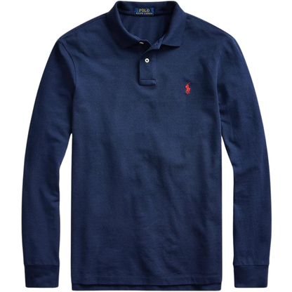Polera manga larga gris acero