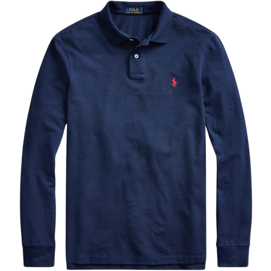 Polera manga larga gris acero
