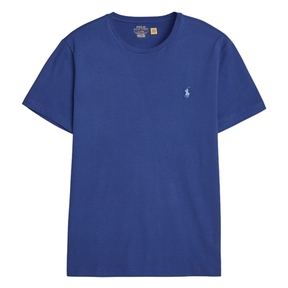 Polera de algodón azul