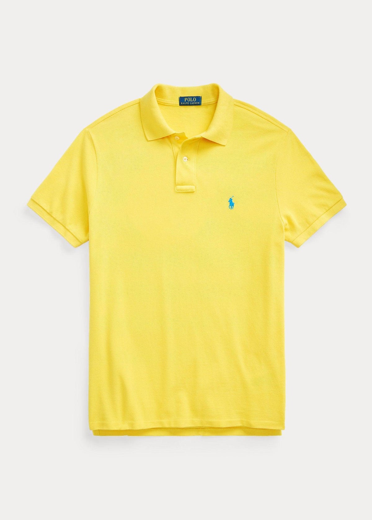 Polo de piqué amarillo