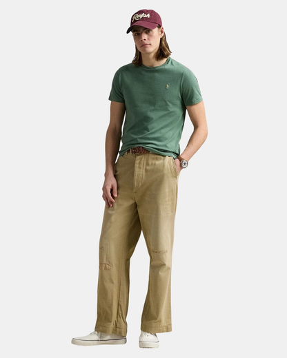 Polera de algodón verde