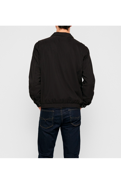 Chaqueta bomber negra