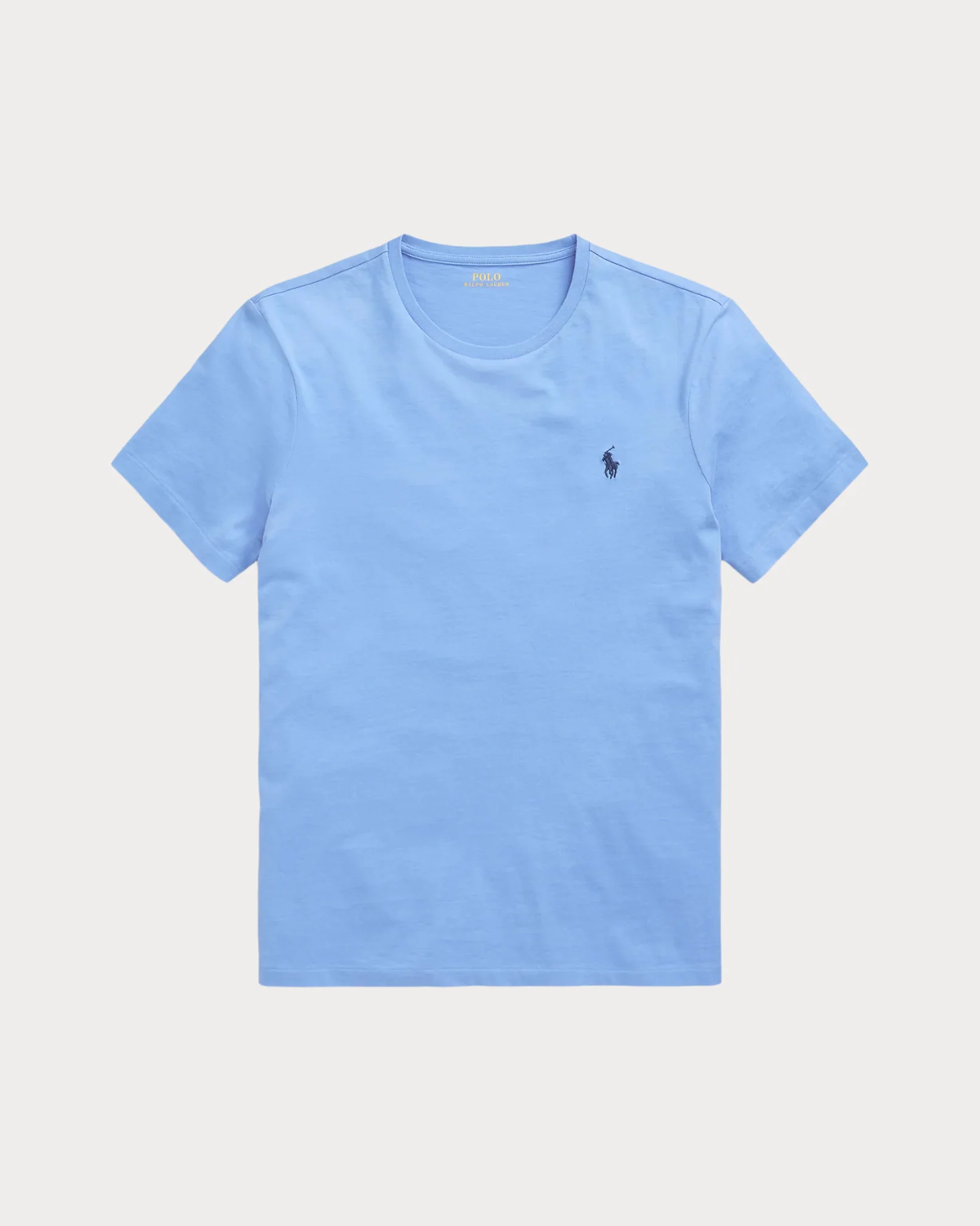 Polera de algodón azul claro
